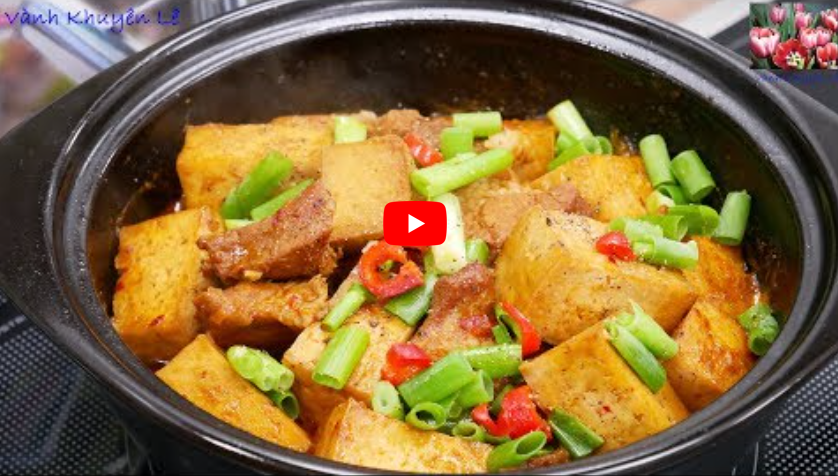 Cách làm thịt kho đậu phụ ngon ăn một lần là nhớ mãi