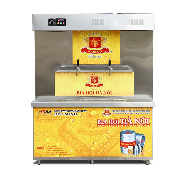 Tủ bảo quản bia loại nước bàn rót bẩng cao có đèn led