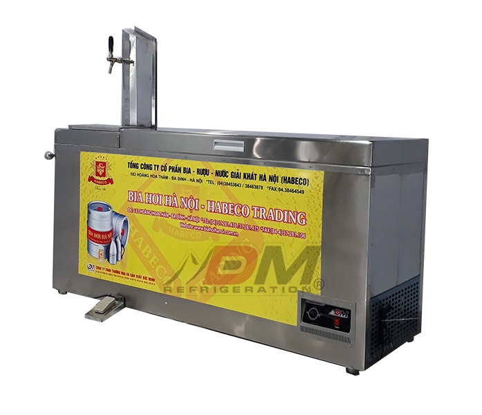 Tủ bảo quản bia loại nước tháp rót