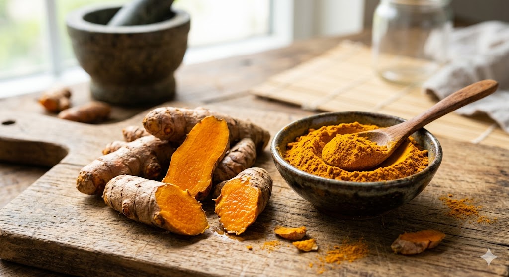 Nghệ khô cung cấp nhiều curcumin hơn.