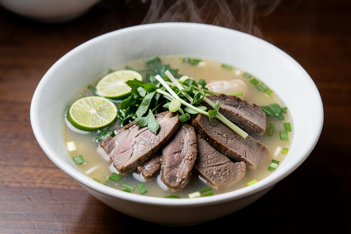Cách nấu phở bò thơm ngon, bổ dưỡng chỉ với 4 bước tại nhà