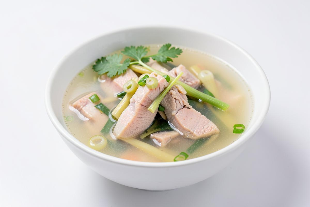 Đầu cá hồi nấu măng chua lạ miệng cho bữa cơm thêm thanh mát