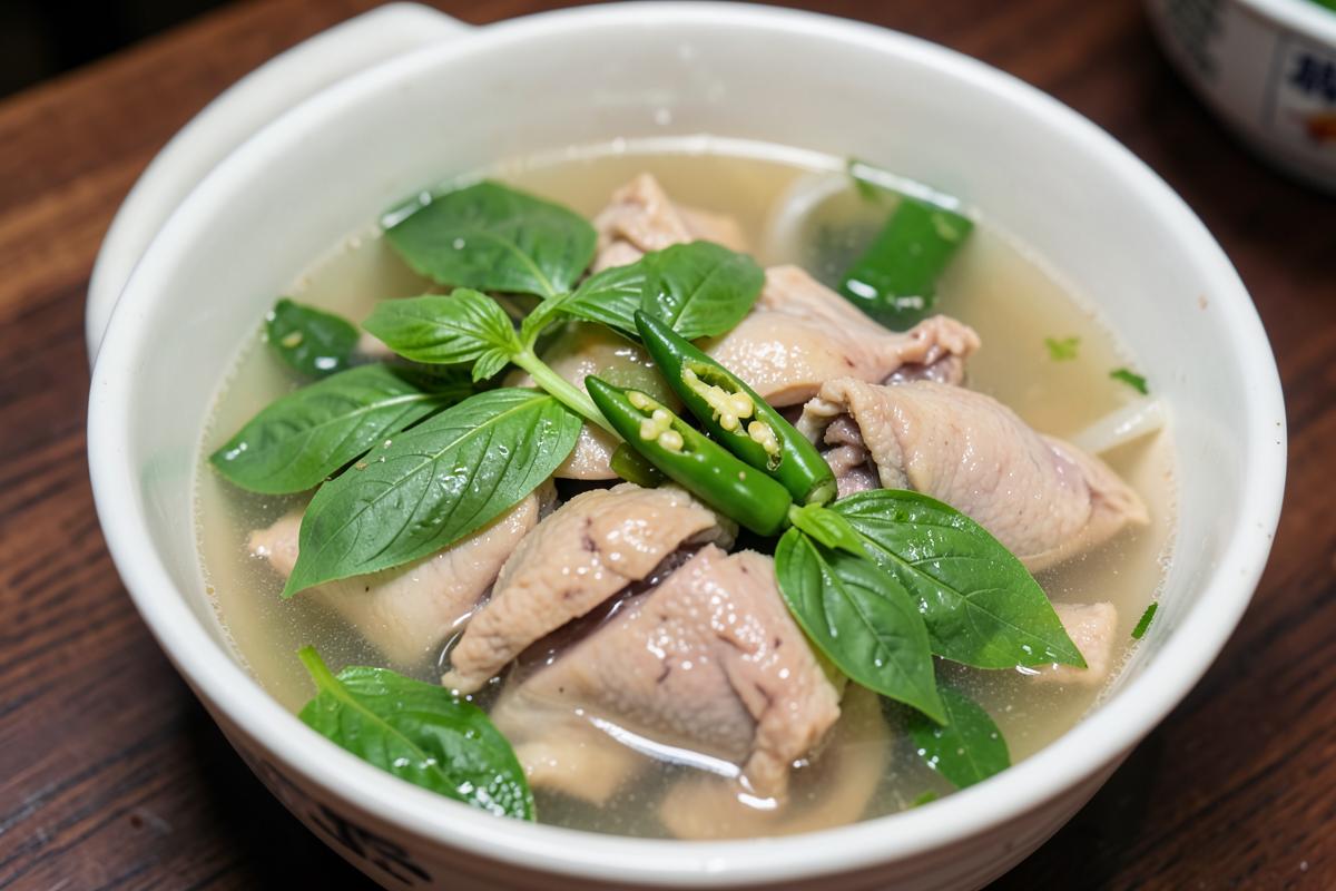 Lẩu gà lá é - Món ăn cay nồng thích hợp cho mùa lạnh bên gia đình