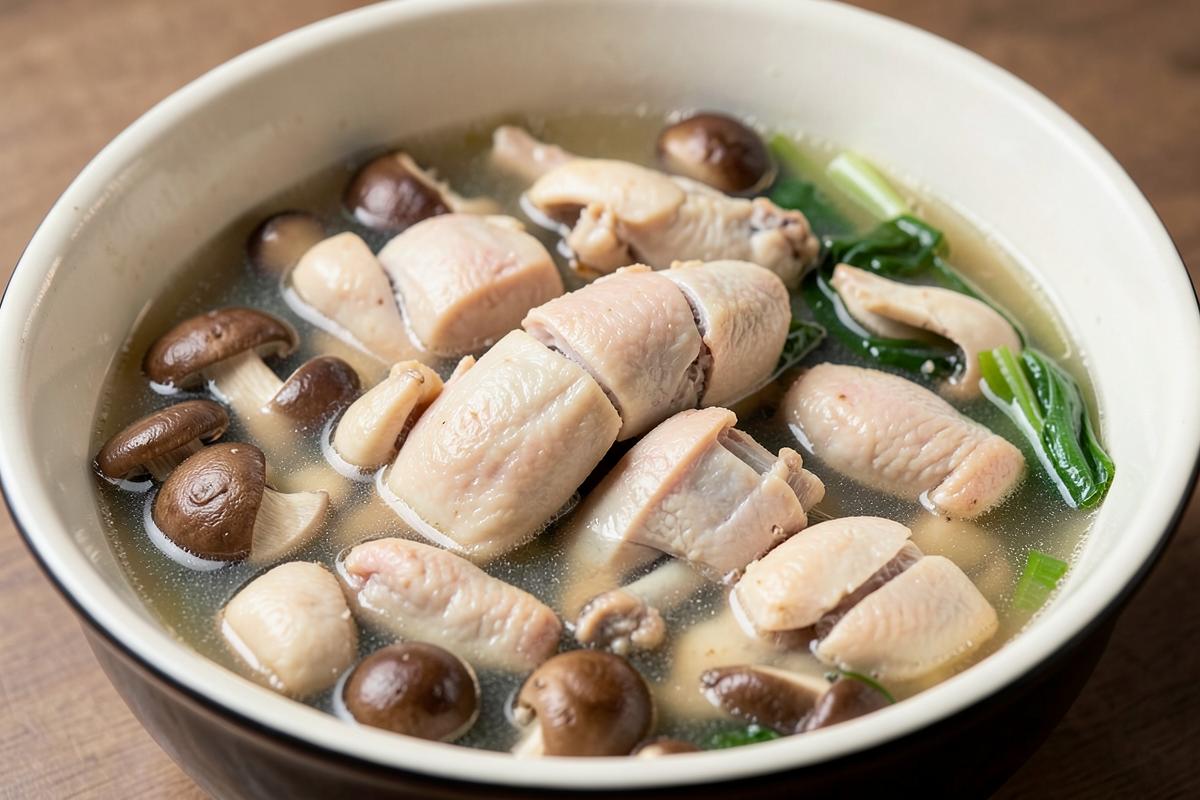 Lẩu gà nấu nấm ngon như ngoài hàng mẹ nào cũng nên biết
