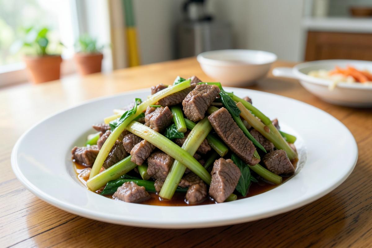 Cách làm món su su xào thịt bò thơm lừng, không bị dai tại nhà