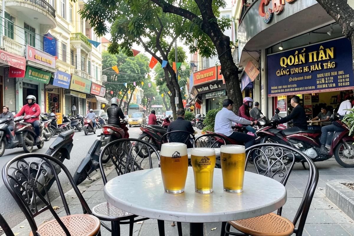 Phân phối bia hơi Hà Nội, hỗ trợ mở quán bia hơi Hà Nội khu vực phường Hà Đông, Hà Nội
