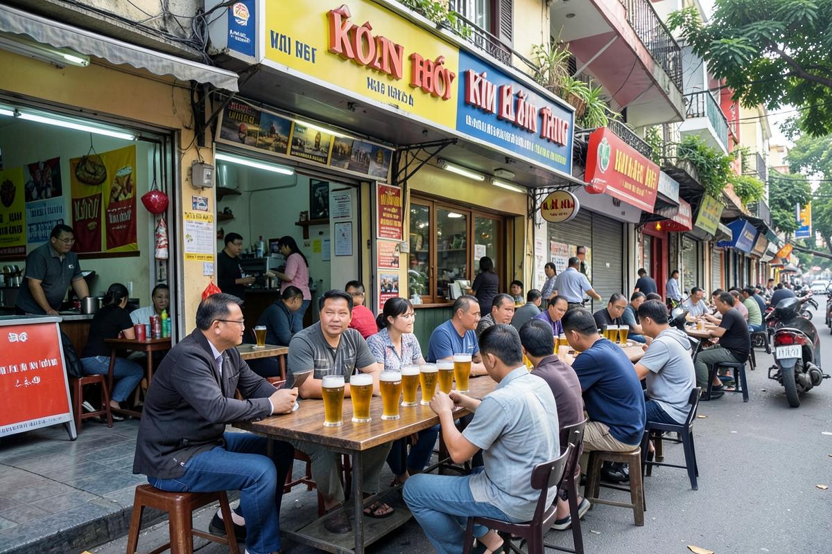 Phân phối bia hơi Hà Nội, hỗ trợ mở quán bia hơi Hà Nội khu vực phường Kim Liên, Hà Nội