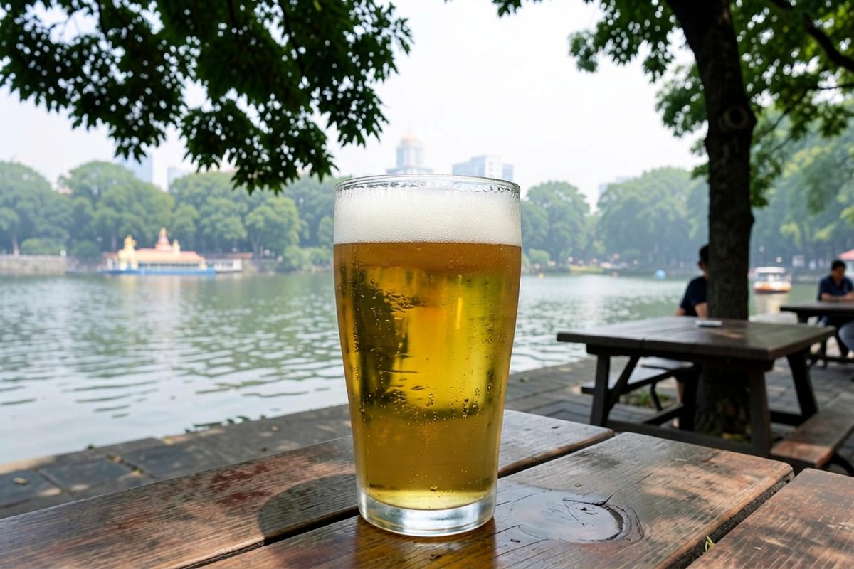 Phân phối bia hơi Hà Nội, hỗ trợ mở quán bia hơi Hà Nội khu vực phường Phú Thượng, Hà Nội