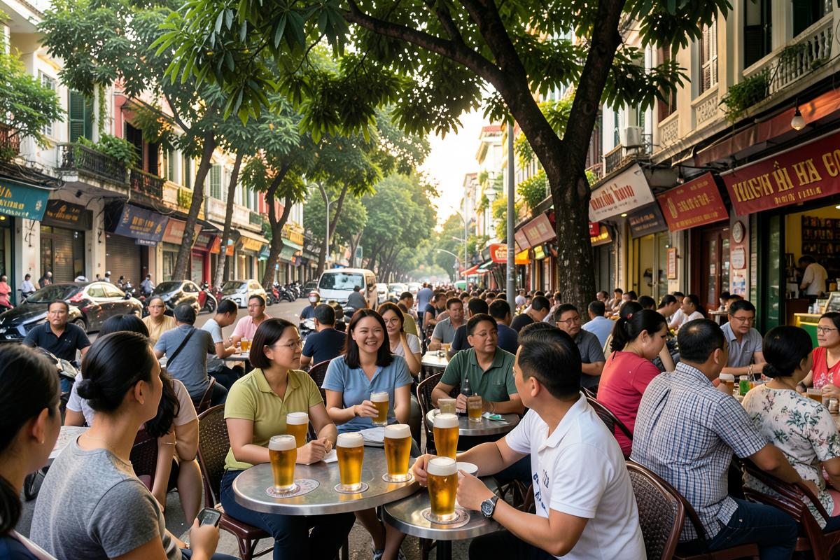 Phân phối bia hơi Hà Nội, hỗ trợ mở quán bia hơi Hà Nội khu vực phường Thanh Xuân, Hà Nội