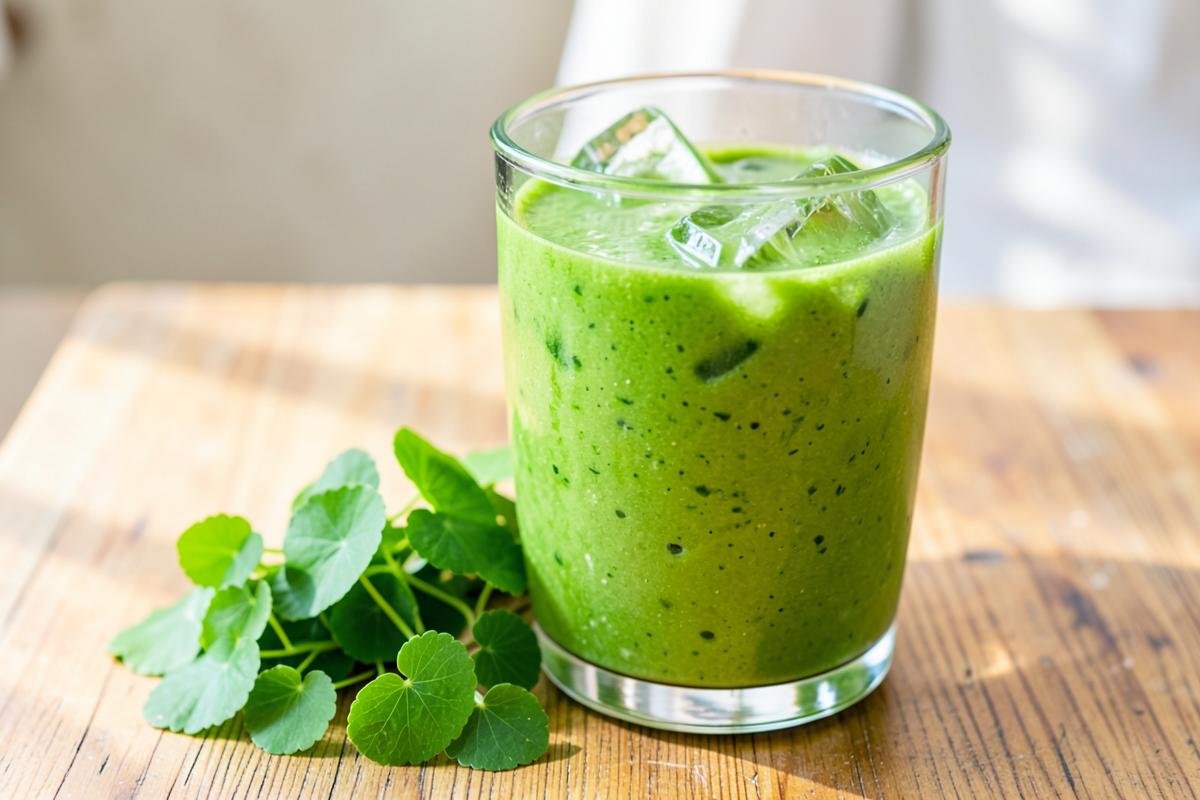 Hướng dẫn cách làm sinh tố rau má thơm ngon, bổ dưỡng, mát lạnh