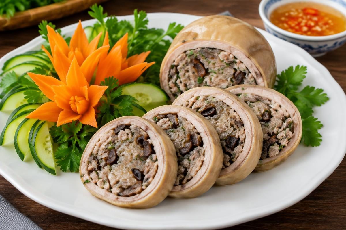Dạ dày nhồi thịt
