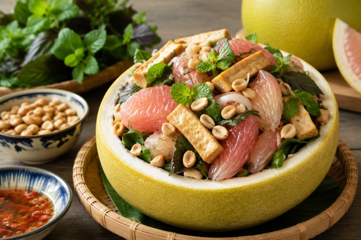 Gỏi bưởi chay