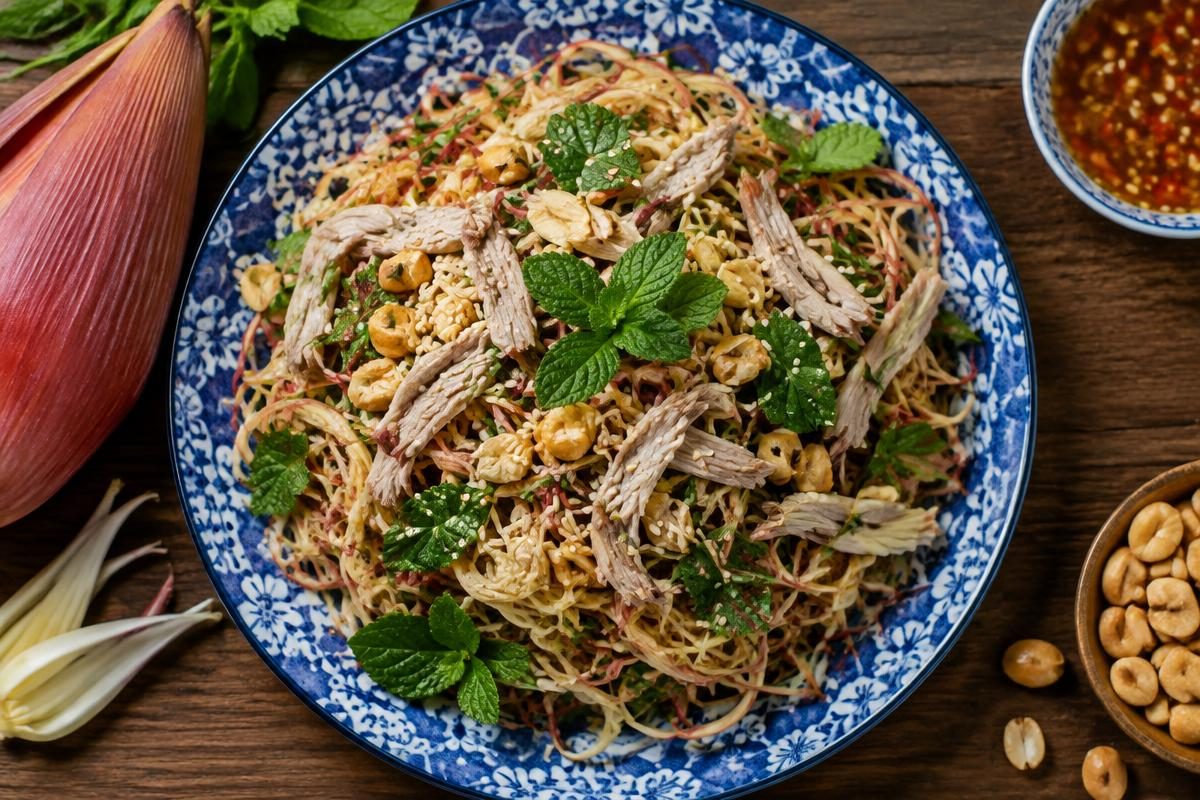 Nộm hoa chuối