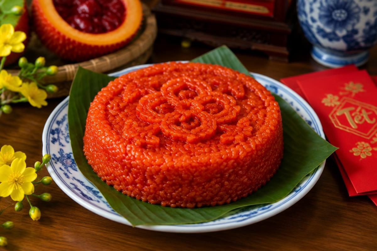 Xôi gấc