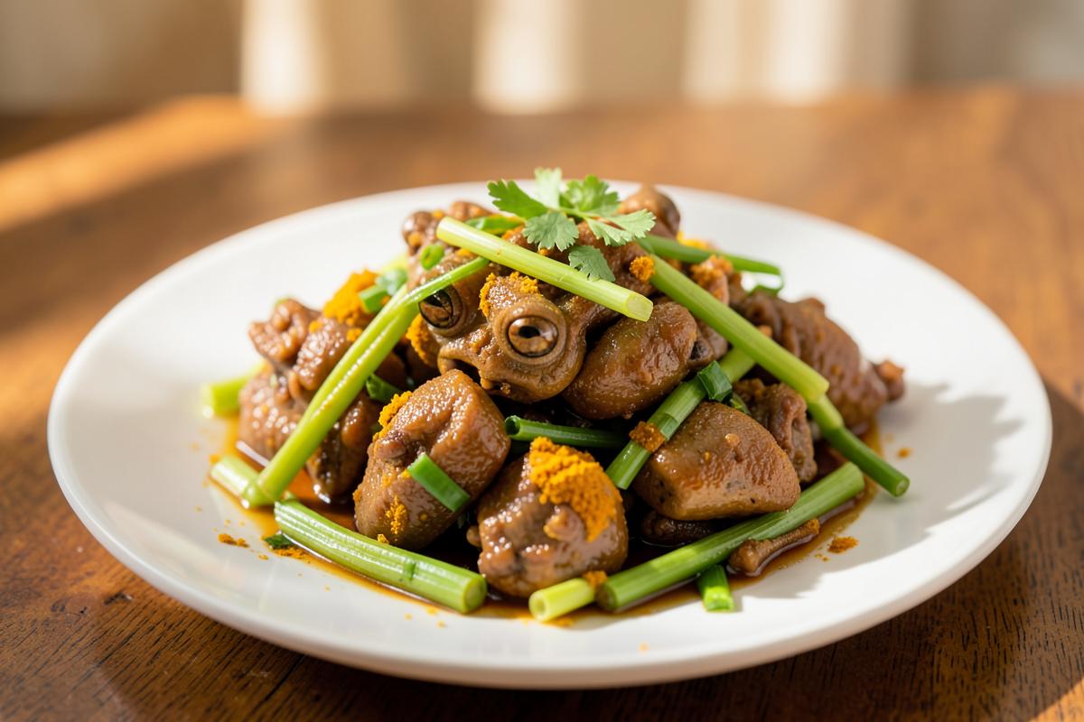 Ếch xào lăn vừa ngon vừa bổ dưỡng dành cho cả mẹ và bé
